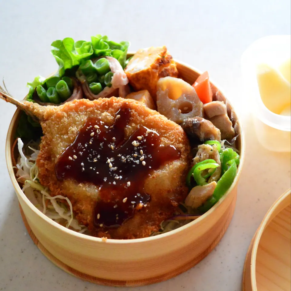 2025.11.27  鯵フライのっけ弁当🍱|na---n2846さん