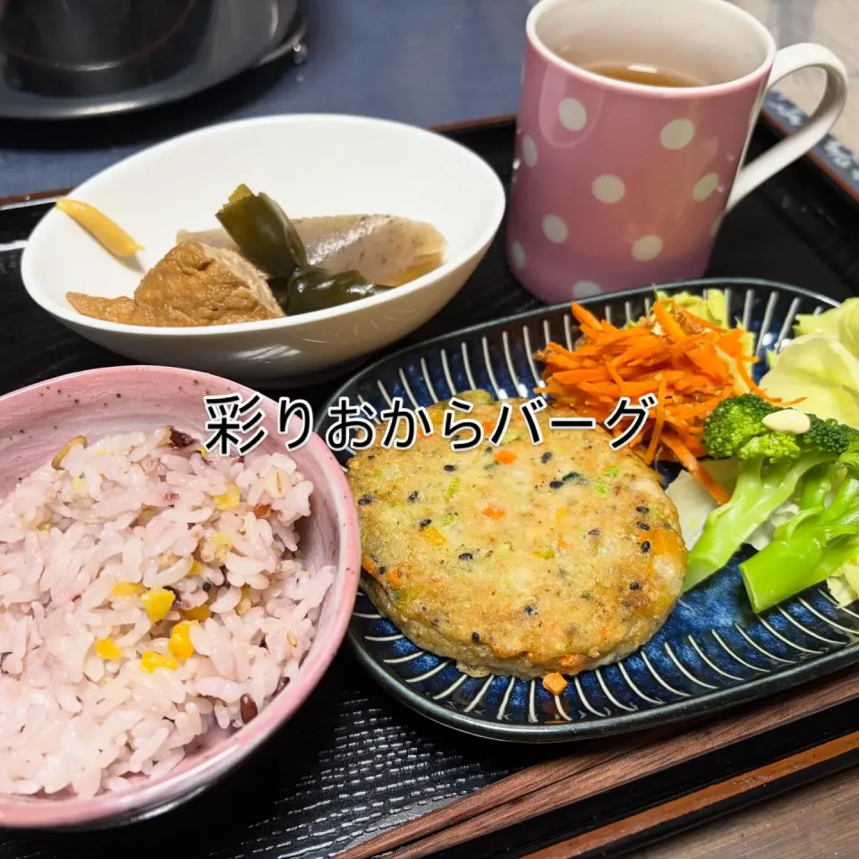 彩りおからバーグ|いのっちさん