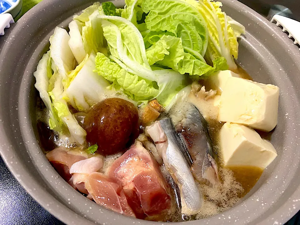 醤油風簡単ぼっち鍋|単身赴任のっちさん