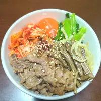 ビビンバ丼| Riapple🍎さん