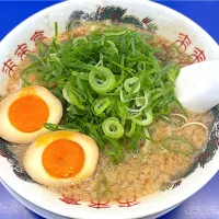 11月24日・［来来亭］・ラーメン🍜😊✨（＋味玉・ネギ）