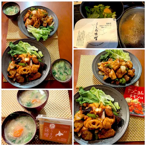 「ヤンニョムチキンの素」を使ってみたSnapdishの料理・レシピ写真:Today's dinner🍴