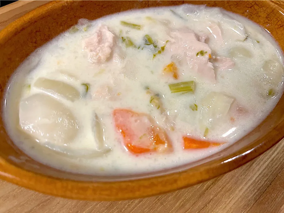 ささみとカブのクリームシチュー|茶茶茶さん