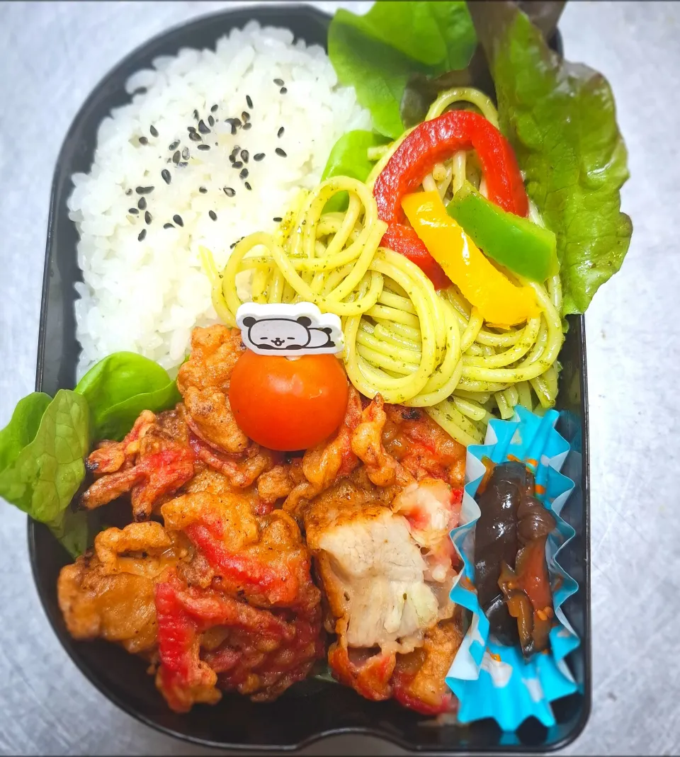 🍱紅生姜唐揚げ弁当🐔🐔|ゆきさんさん