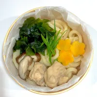 温かいうどん×JK弁当|かなんさん