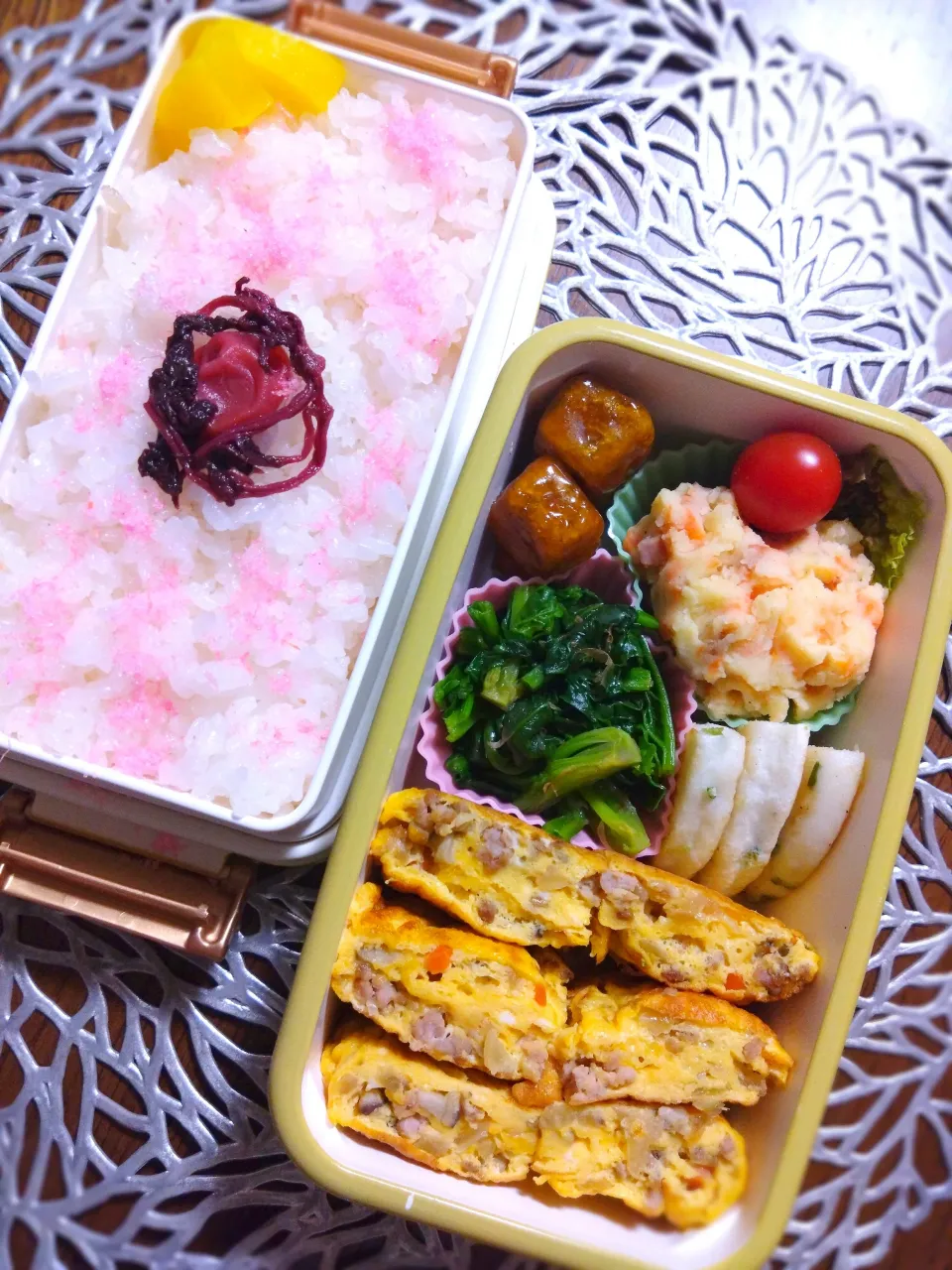 娘弁当🐷！|まめころさん