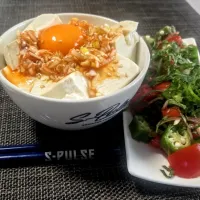 とうふユッケ丼
夏野菜と薬味のだし漬けサラダ|マギーさん