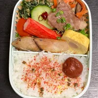 さわらの塩焼弁当・脂質控えめ😆|まちゃさん