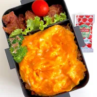 唐揚げ&オムライス弁当！| ikumonさん