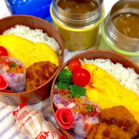 今日の夫婦弁⁽⁽ ◟(灬 ˊωˋ 灬)◞ ⁾⁾💕|桃実さん