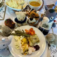 2025/11/27   感謝祭、アメリカのおせち料理　Thanksgiving Dinner|21 Boys & 野鳥さん