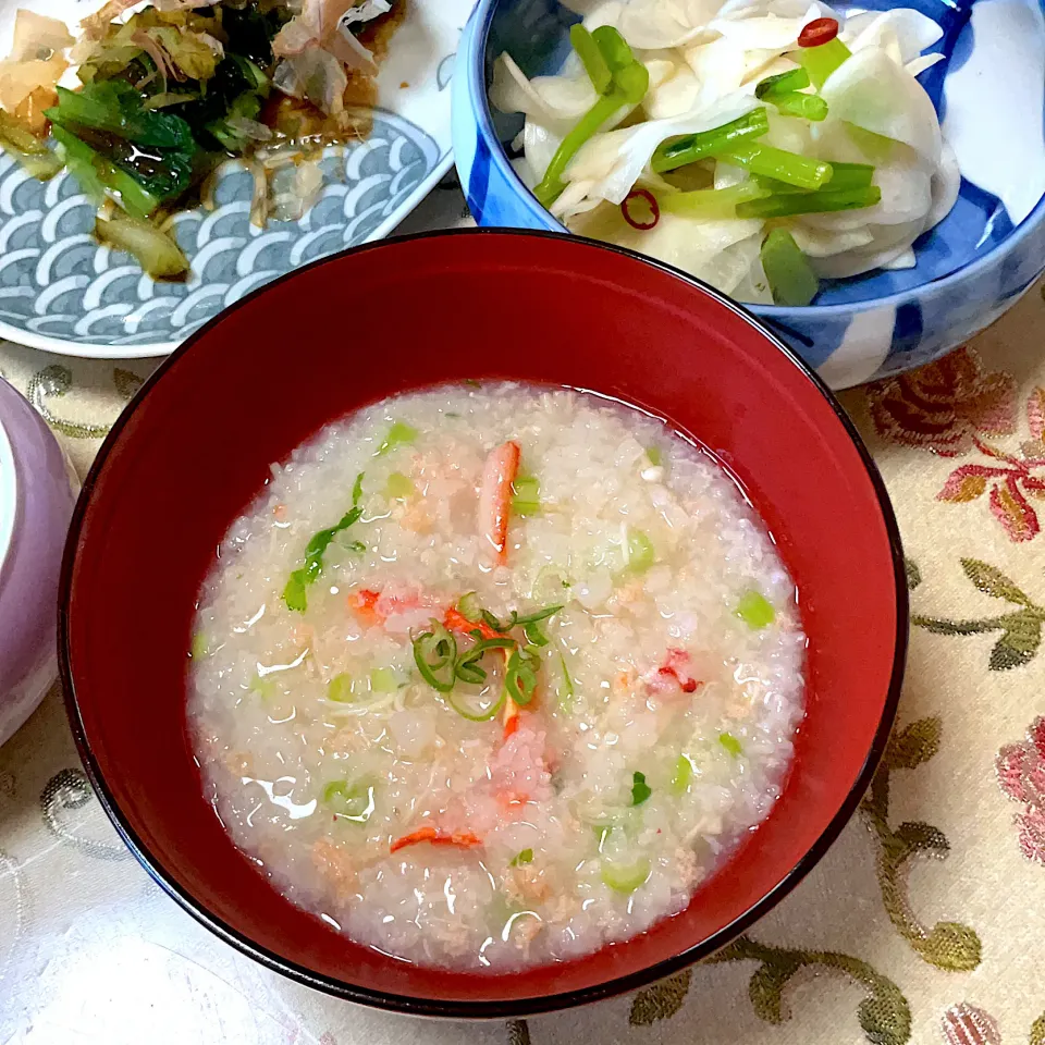 カニ🦀雑炊|Mahinaさん