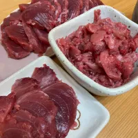 半額本鮪　捌いて二日かけて食べました！|小次郎さん