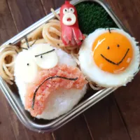 漢の…自分用🍱明太子おにぎり弁当|ᵏᵒᵘさん
