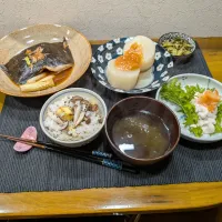 黒カレイ煮付け|ちくわさん