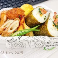 おにぎらず🍙× 弁当( ᐛ)|Tsuu_chan‪ ·͜·♡‬さん