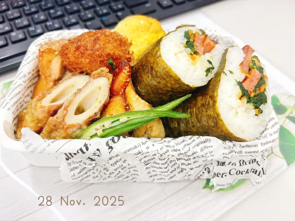 おにぎらず🍙× 弁当( ᐛ)|Tsuu_chan‪ ·͜·♡‬さん