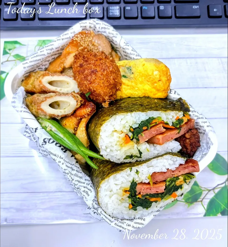 🍱🍙おにぎらず弁当🍙🍱|TakeBooさん