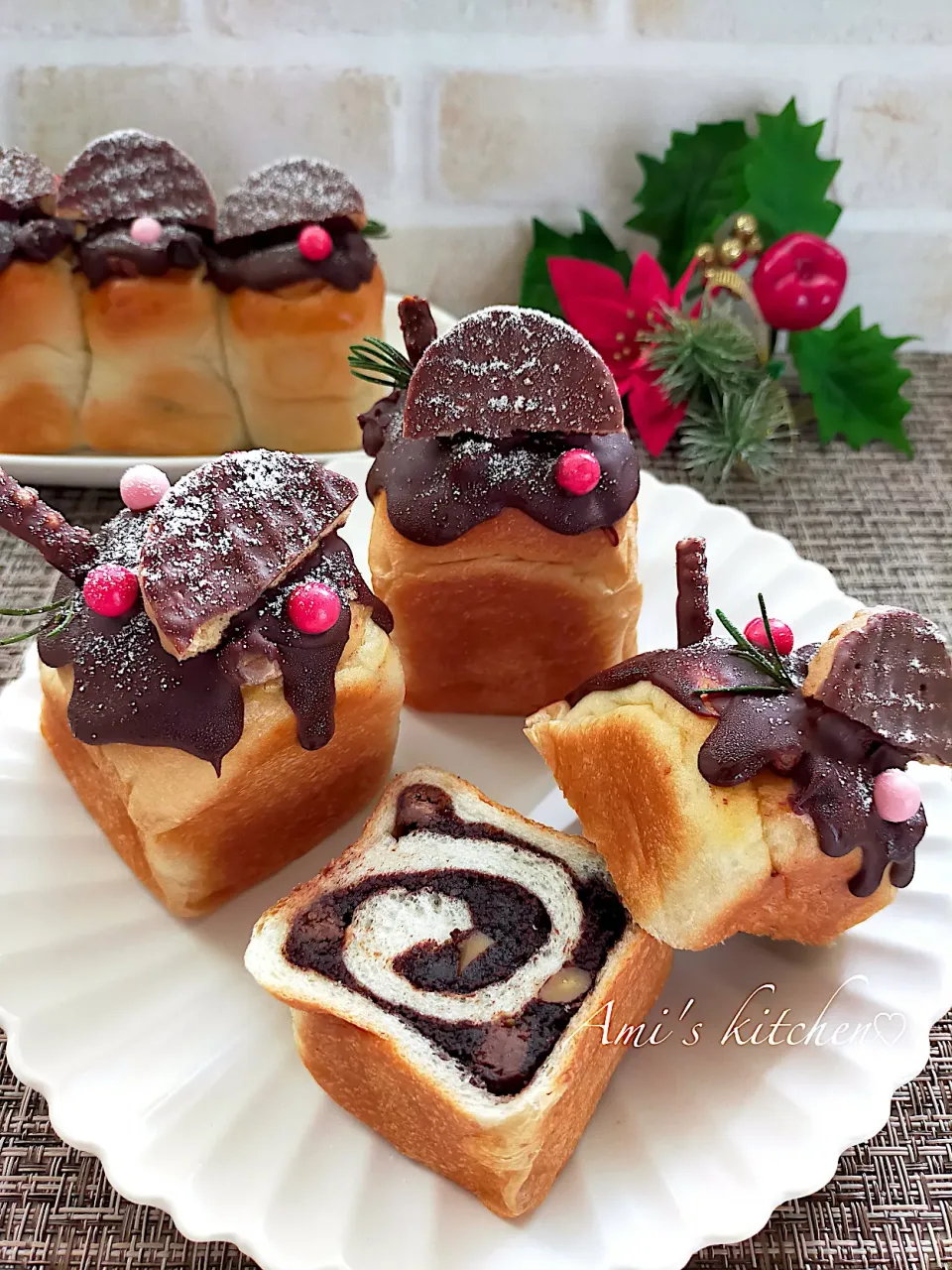 アーモンドショコラキューブ☺️💕|あみさん