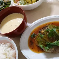 キャベツバーグ定食|Mogu*moguかぁちゃんさん