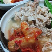 塩キムチ肉豆腐|マイさん