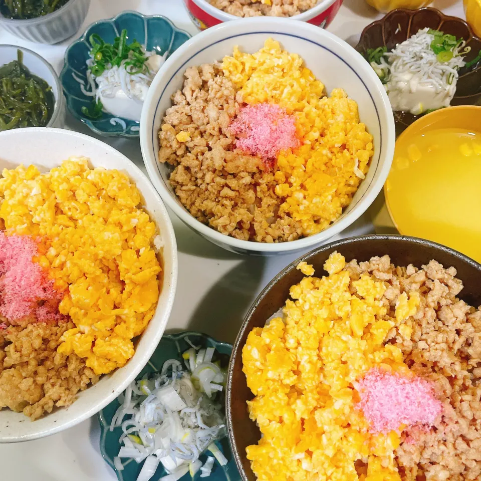そぼろ丼♡|38cさん