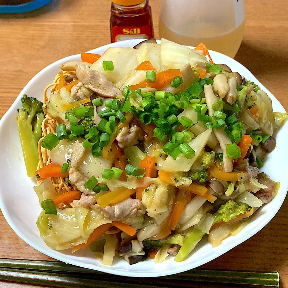 あんかけかた焼きそば|みんみんさん