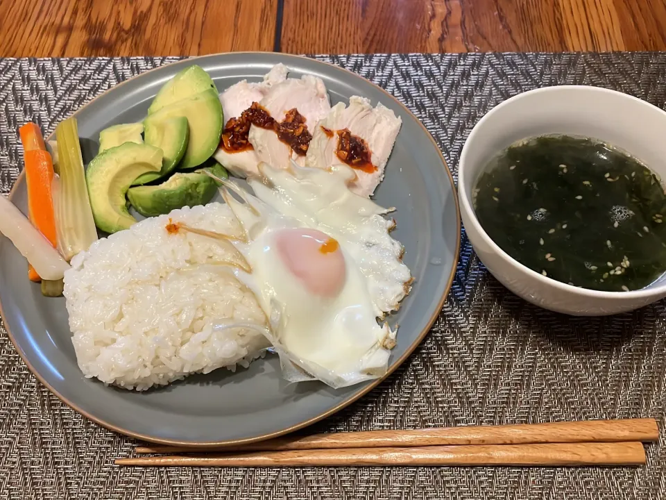 鶏ハムとアボガドのワンプレート|kanonnさん