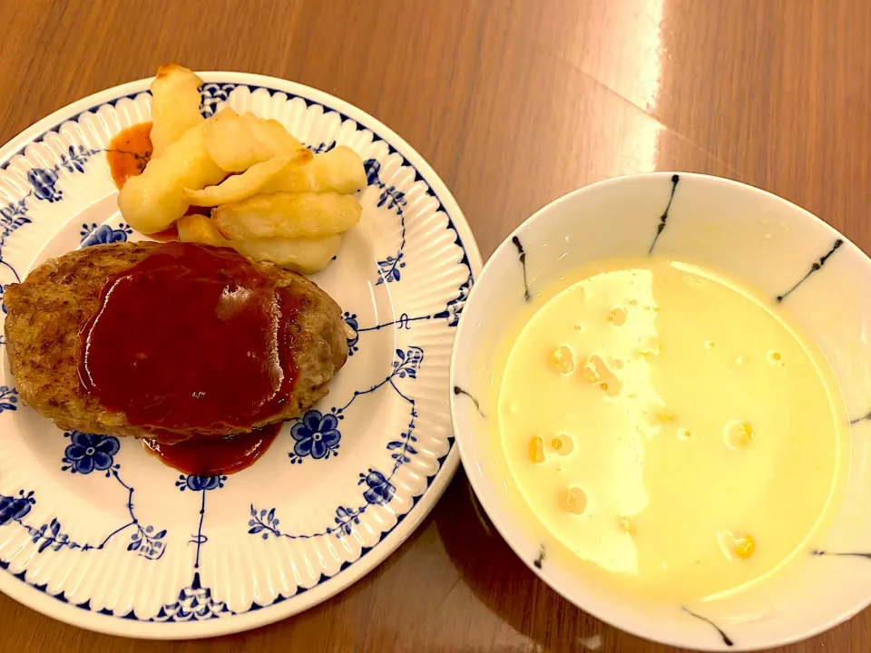 ハンバーグとポタージュ|meixuziさん