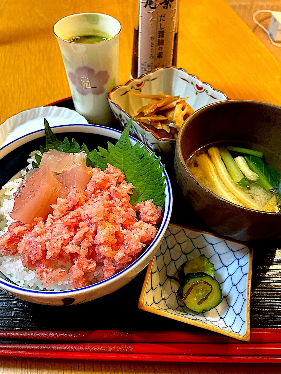 ネギトロ丼で晩御飯|Mikaさん