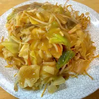 ひたや亭の硬い焼麺(やきそば)|みほままこさん