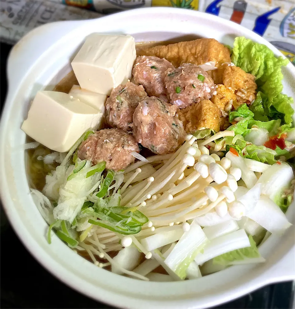 味噌鶏団子鍋🍲|さくらさん