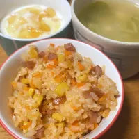 ＊トマトライスで簡単ごはん♪＊