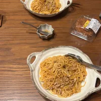 薄トマトソースボロネーゼ！| メシ日記さん