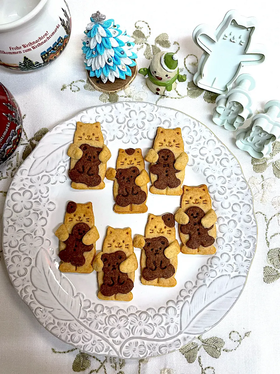 猫の型抜きクッキー|シフォンさん