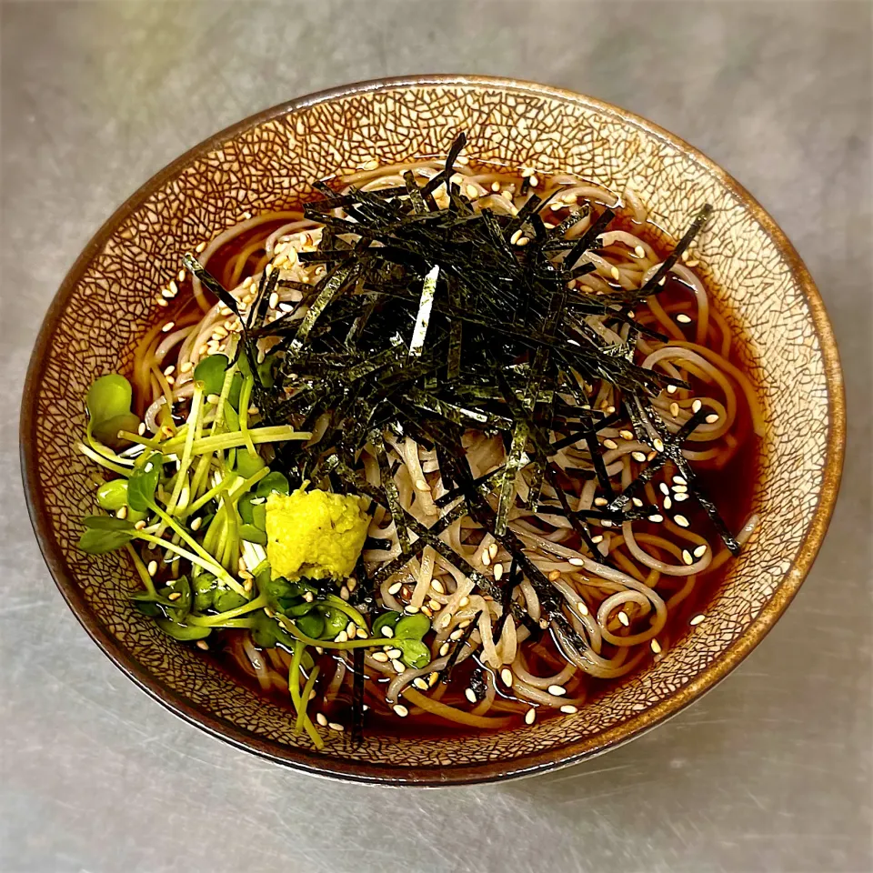 冷し梅海苔山葵そば|deekay71さん