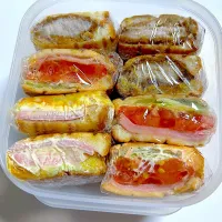 1口ホットサンド弁当|keychanさん