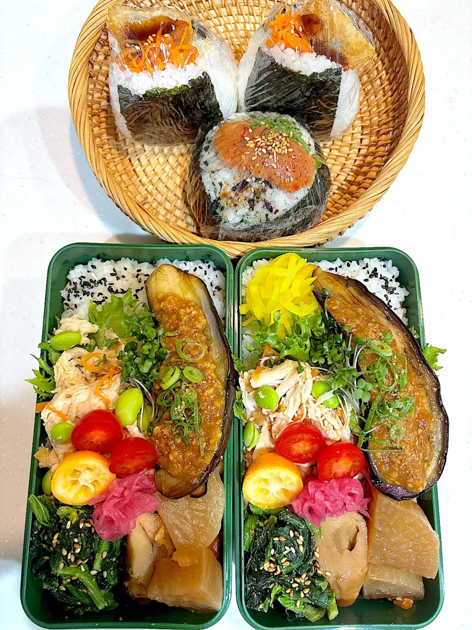 2025,11,29 今週ラスト!自家製味噌茄子焼き🍆お弁当さん🍱|kayoo_ch517♡3太郎1姫２モル♡81line Maさん