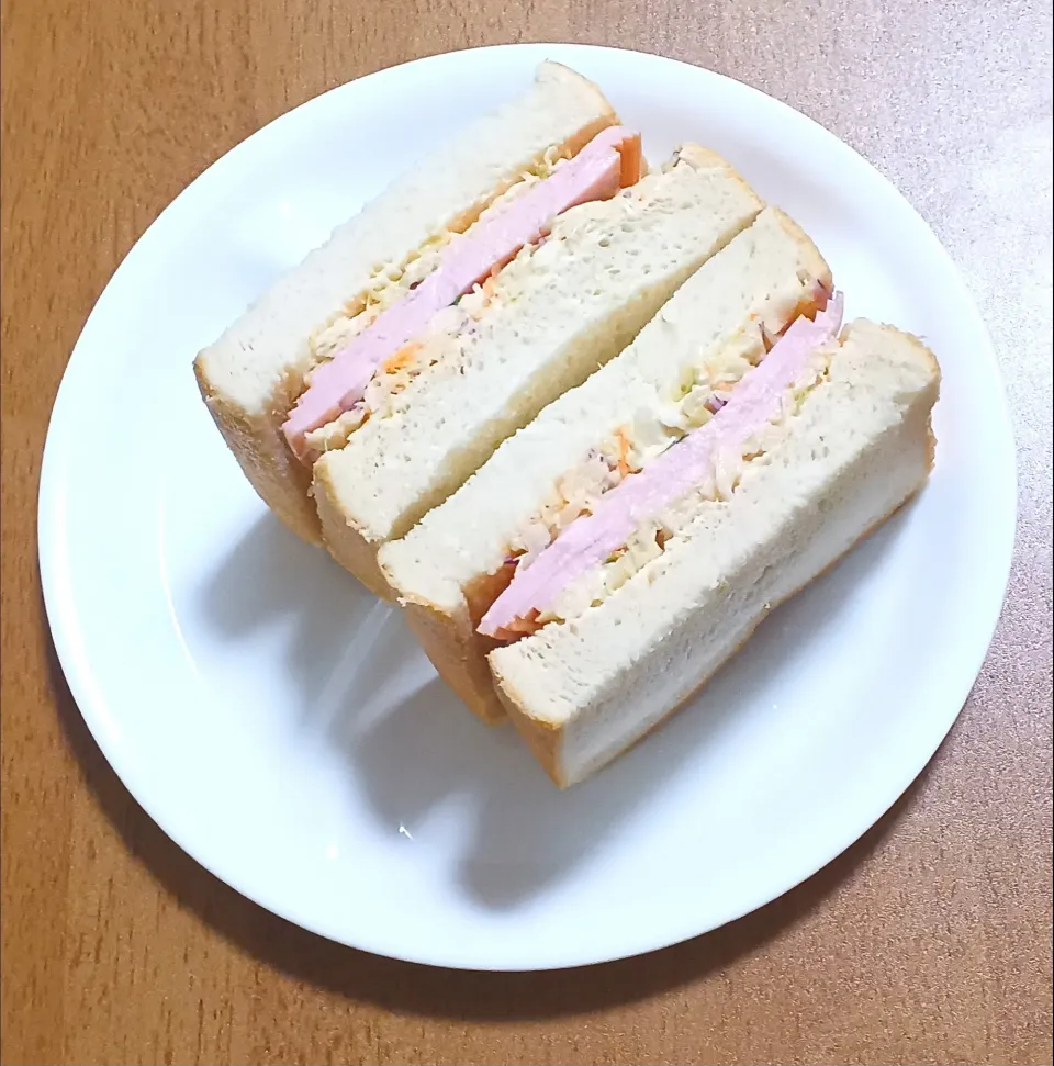 ナナの料理　たっぷりハムサンド|ナナさん