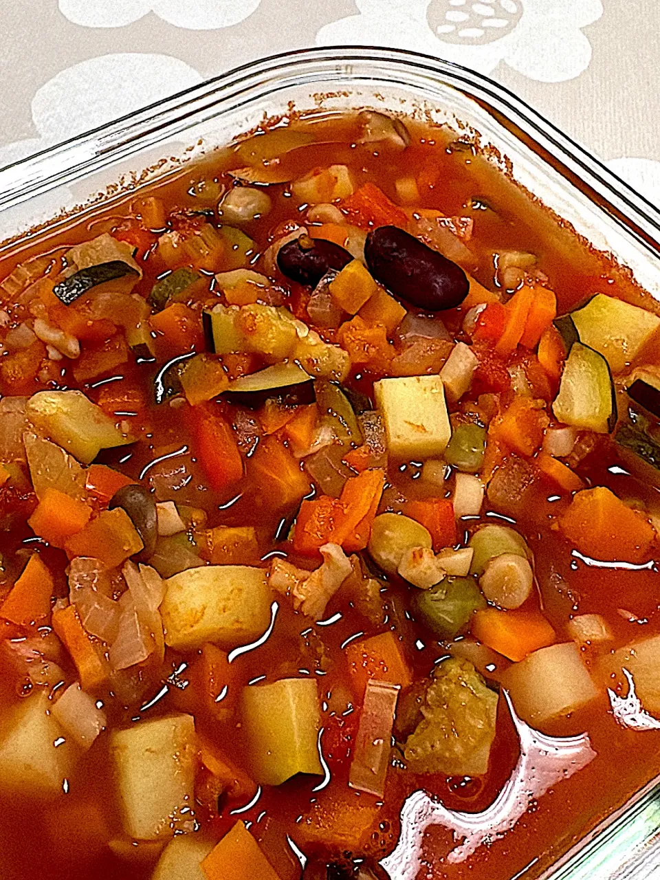 ⭐︎今日の晩ご飯⭐︎ 野菜たっぷりミネストローネ|hamamaさん