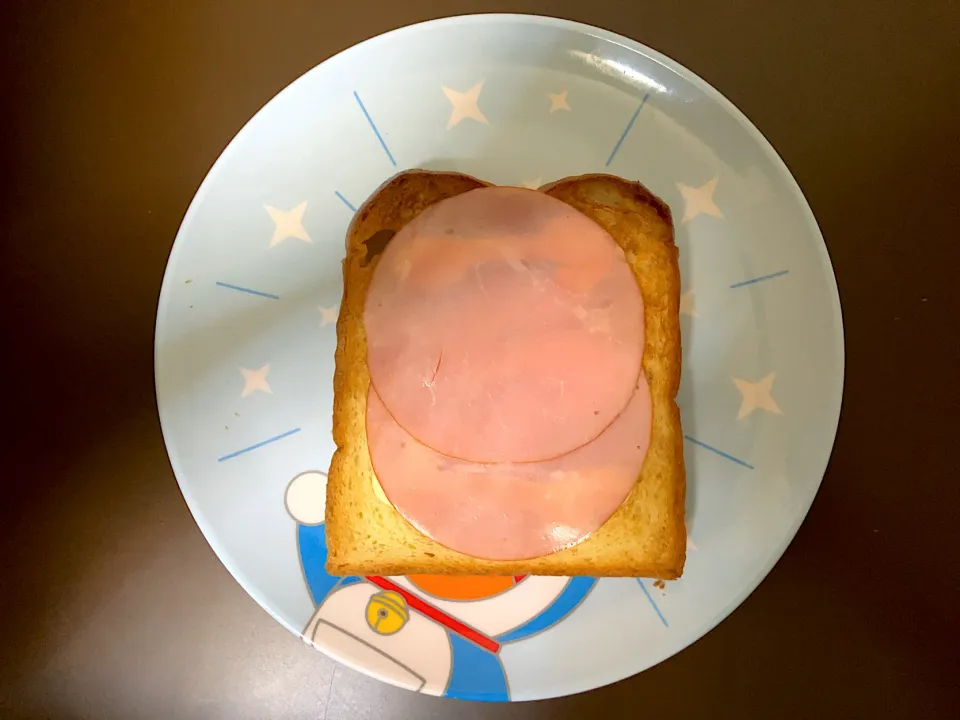 ハムトースト|ばーさんさん