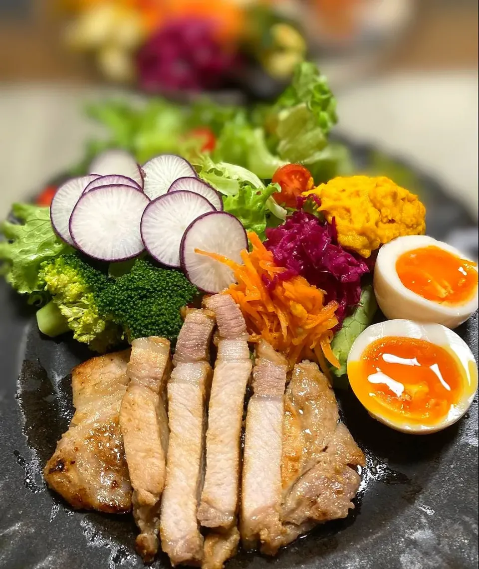 豚肉の酒粕入り味噌漬け焼き|kaladacafemakumaさん