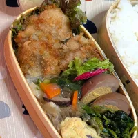本日のお弁当〜ヒレカツ弁当