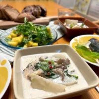 舞茸とかぶのクリームシチュー|むぎこさん