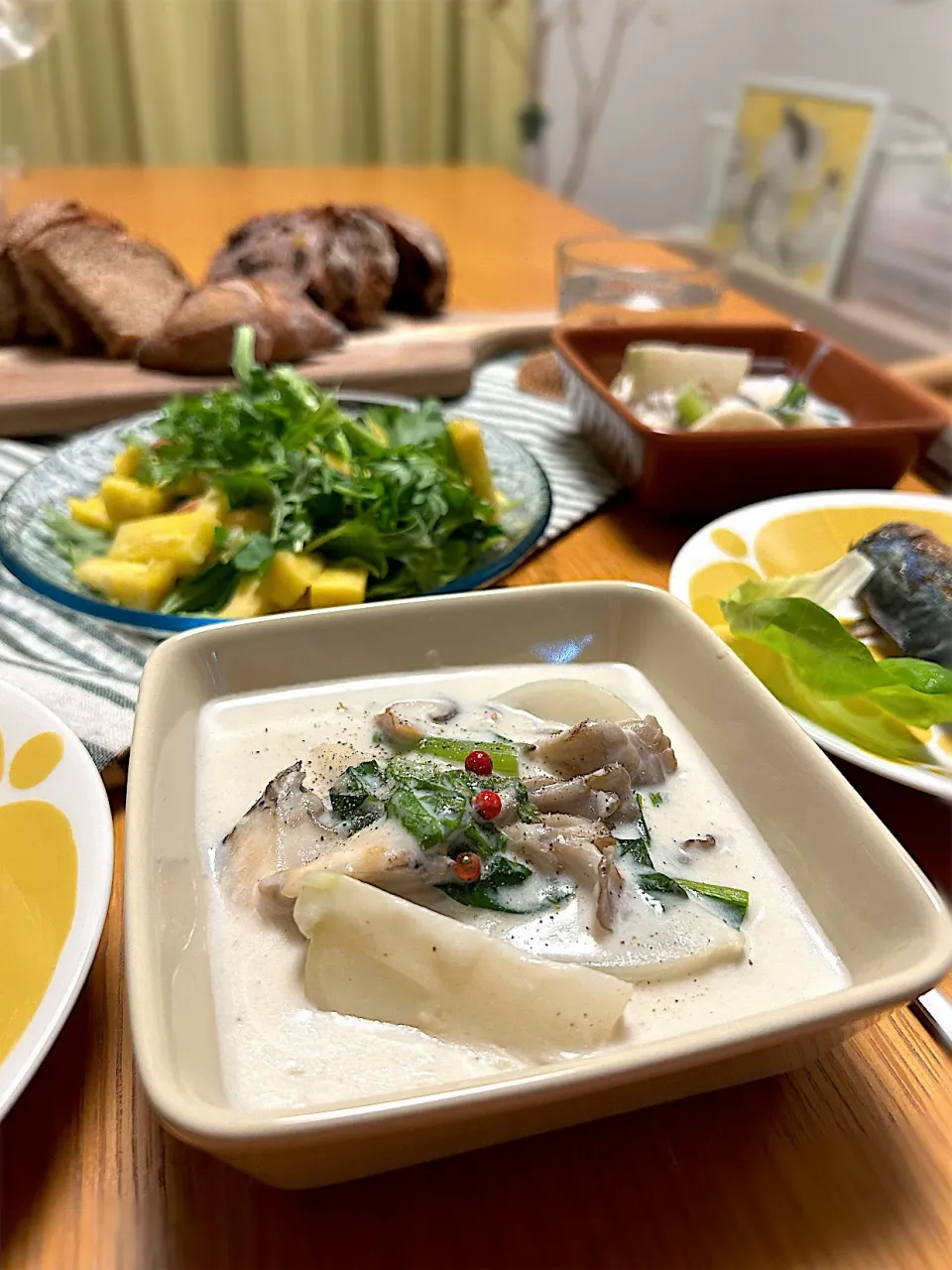 舞茸とかぶのクリームシチュー|むぎこさん