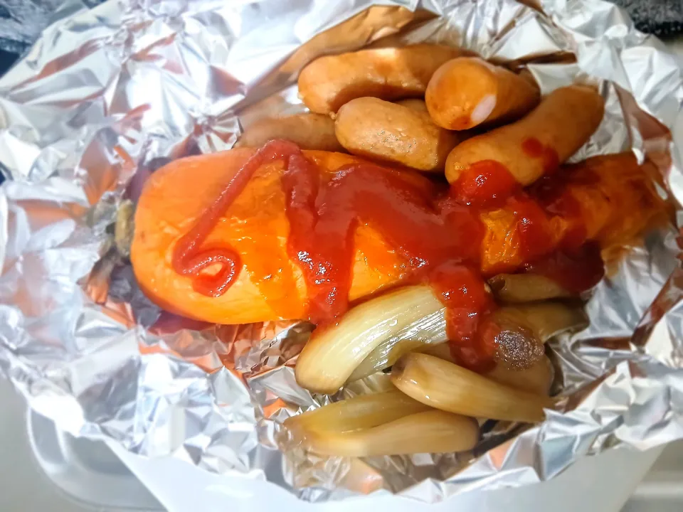 丸ごと人参とウィンナーとらっきょう(*｀艸´)|ぽんすけさん