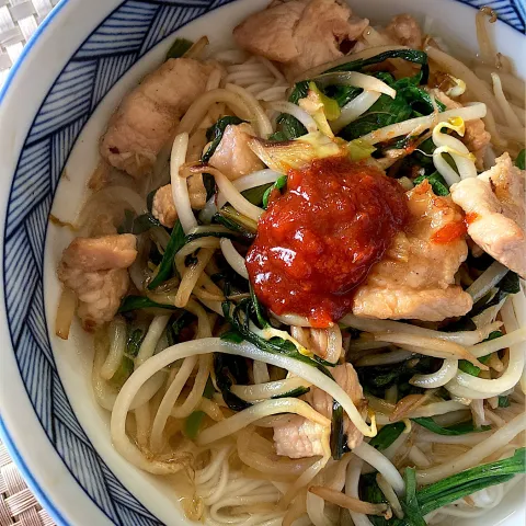 「唐がらし」を使ってみたSnapdishの料理・レシピ写真:アリもの温麺