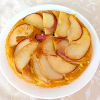 11/29のおやつ 🍎りんごパンケーキ|卯月さん