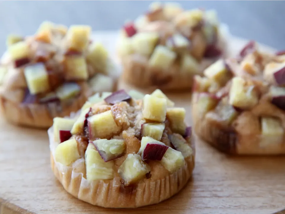 さつまいもの黒糖蒸しパン|マユマユさん