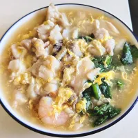 今日午餐😋海鲜河粉🤤😍